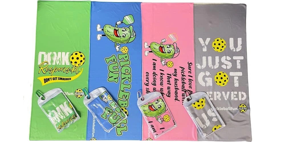 Pickleball Ball Towel Dink Responsibly Dont Get Smashed