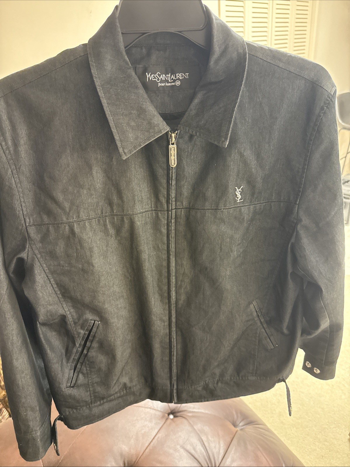 Ysl Pour Bomme Vintage Y2K Women's Size M Black F… - image 3