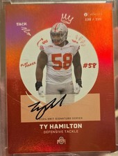 Onit Athlete 2024 Ty Hamilton S-11 Signature Series Autographed Buckeyes Card