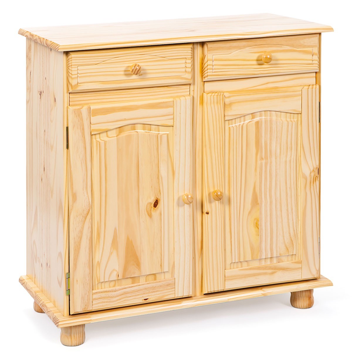 Bahut bois Alienor 88cm à 2 portes pour optimiser le rangement du salon