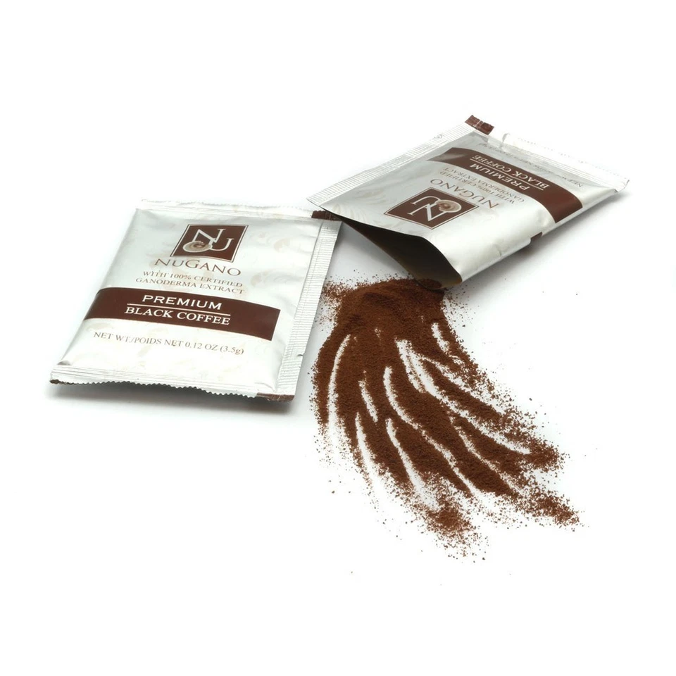 6x Nugano Premium Black Coffee Ganoderma Sugar Free  100% Natural Coffee Beans - Image 4 of 4