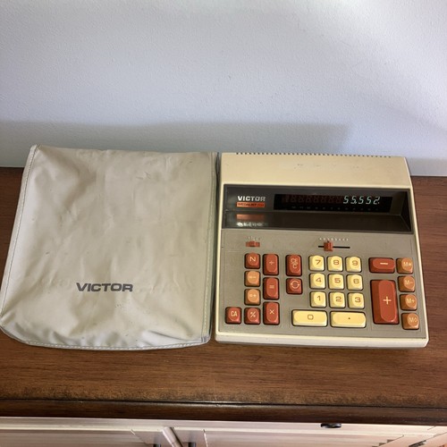 Vintage Victor Medalist 204 Tischrechner mit Netzkabel und Abdeckung FUNKTIONIERT!! - Bild 1 von 16