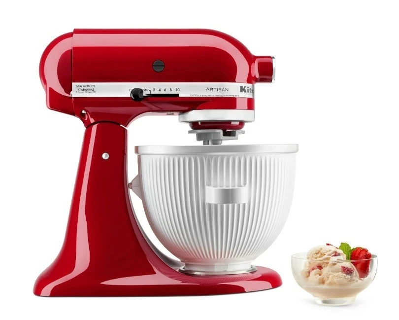 KitchenAid 2-Qt Ice Cream Maker Attachment for select KitchenAid Tilt-Head Stand