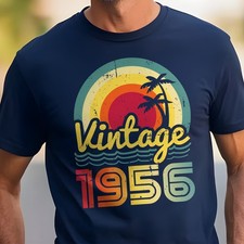 Vintage 1956, 70th Birthday T-Shirt, Grandparent Gift Idea