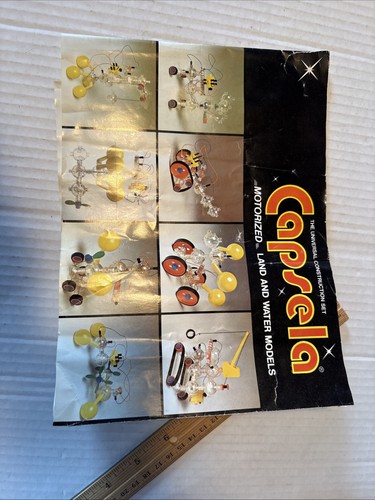 Juego de construcción universal Capsela para modelos motorizados de tierra y agua años 80 - Imagen 9 de 11