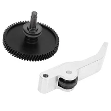 Extruder Gear Assembly Hardened Steel Extrusion Head Gear Aluminum Alloy Handle
