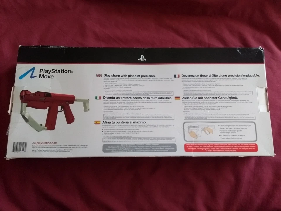 Official PlayStation Move Sharp Shooter Gun w/ Manual PS3 Untested VGC UK - Image 4 of 4