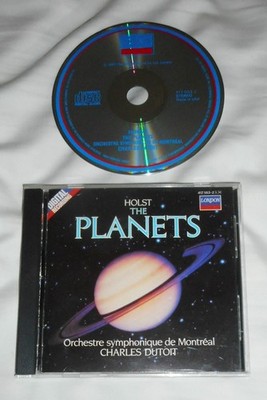 HOLST: The Planets CD 1987 London CHARLES DUTOIT