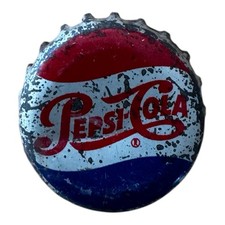 Vintage Coca-Cola Bottle Cap 3-Stripe Design