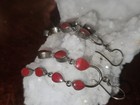 Sterling Silver & Coral  Cascading Chandelier Earrings  Southwestern Artisan — photo 5