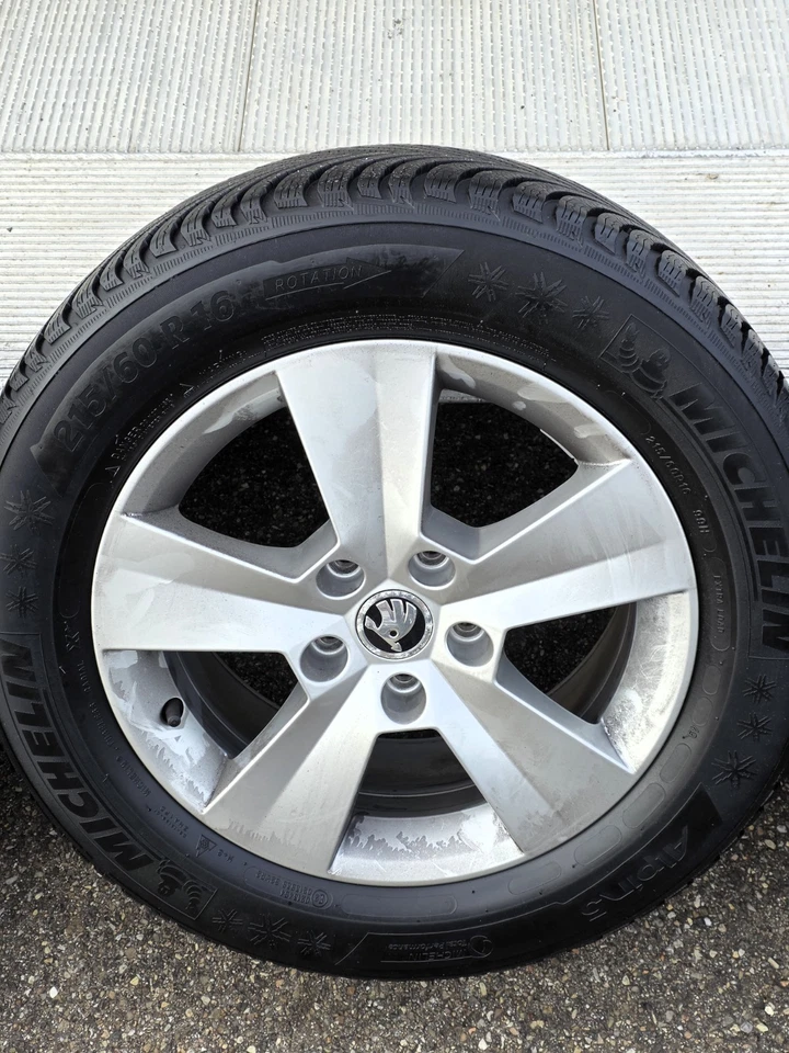 4x SKODA SUPERB III/PASSAT WINTER Aluräder 215/60R16 99H*3V0601025*6,5Jx16 ET41 - Bild 4 von 4
