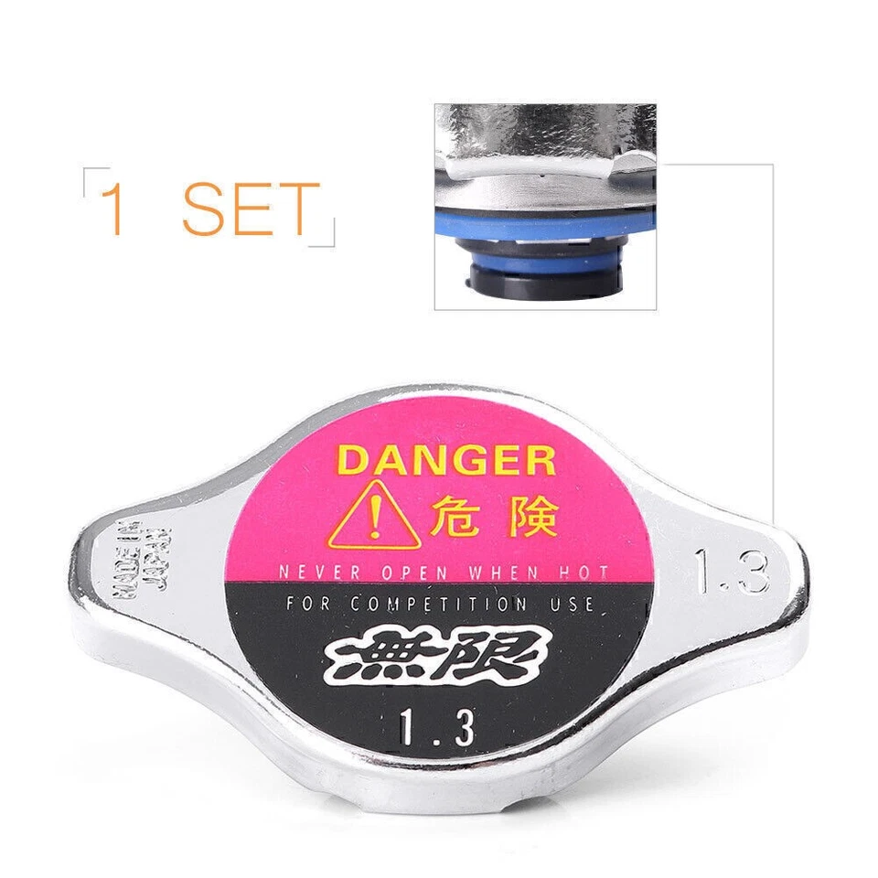 Alu Radiator Cap 1.3kg/cm 9mm For Honda Acura S2000 CR-V Legend TSX RL RDX ZDX - Image 4 of 4