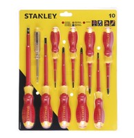 Zestaw WkrĘTakÓW VDE 10SZT 2PZ+5SL+TESTER Stanley