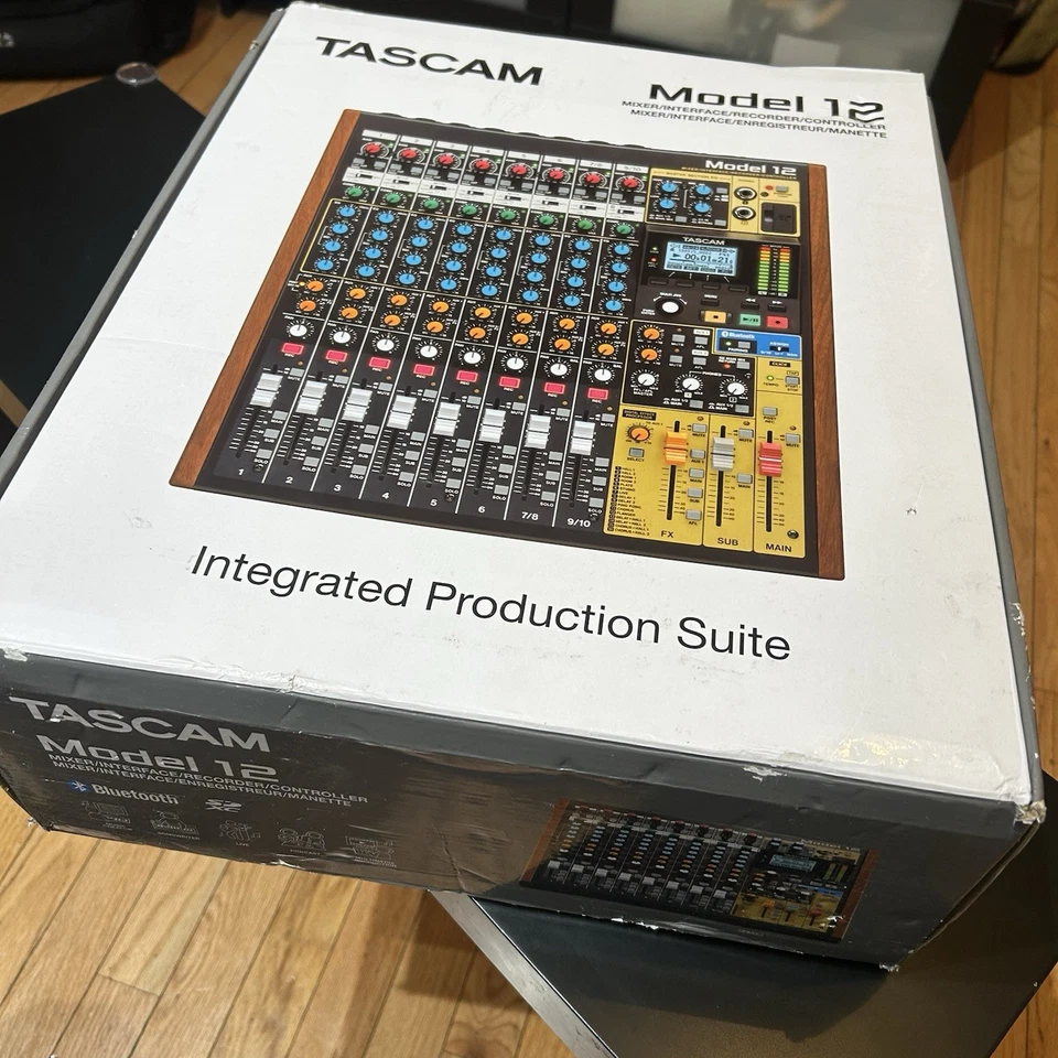 Tascam Model 12 Mixer | Open Box, Unused, Mint Condition | Fast Shipping - Image 2 of 4