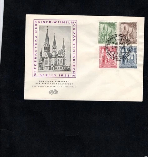 Germany - Berlin #9NB8 to #9NB11 set on first day cover