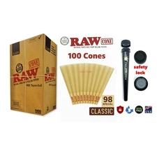 RAW cone classic 98 special Size Cone(100PK)+philadelphia tube