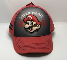 Super Mario 3-D pop snapback hat youth