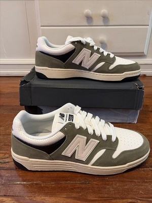 New Balance 480 Court Shoe Green White Men s 12 Women s 13 1/2 BB480PEO *