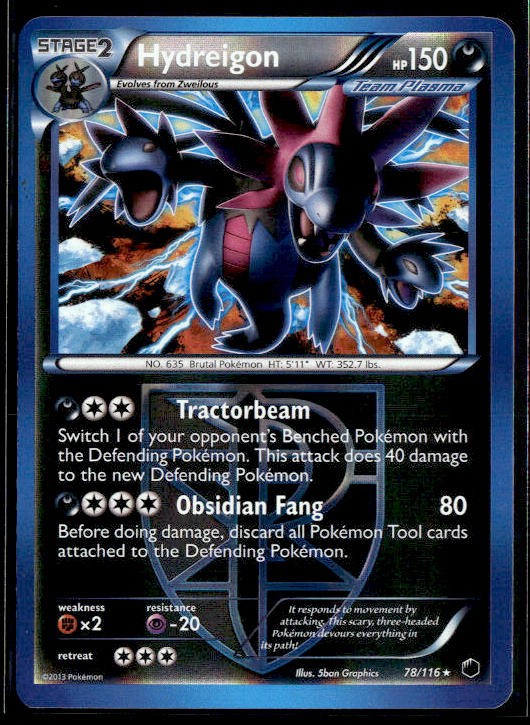Plasma Freeze #78/116 Hydreigon (Team Plasma)