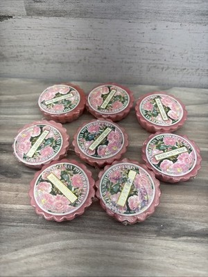 Yankee Candle Wax Potpourri Tarts Fresh Cut Roses & Roses Cliff walk Set Of 8