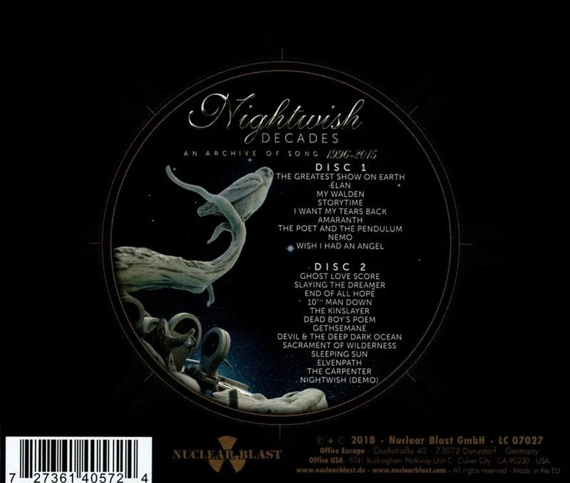 Nightwish: Nightwish: Decades - Warner Music  - (CD / D) - Bild 2 von 2