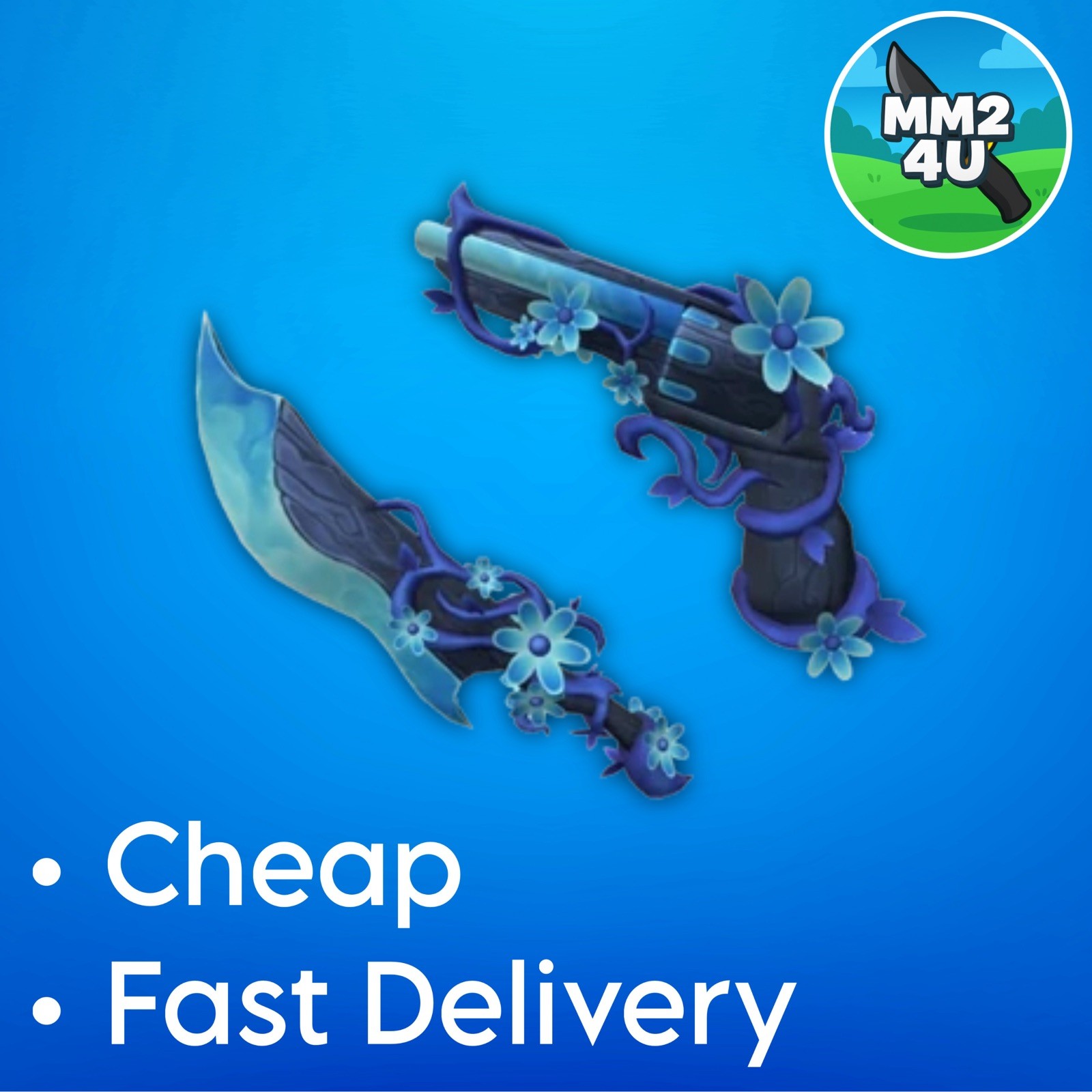 Flowerwood Set MM2 | Murder Mystery 2 Godly Bundle (CHEAP)