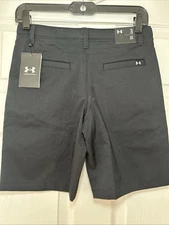 NWT Under Armour E3108 Kids Black Showdown Shorts Youth Size Medium Matchplay