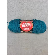 Red Heart Super Saver Real Teal 0656 Worsted ...