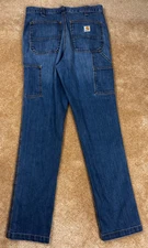 Carhartt Rugged Flex Relaxed Fit Utility Jeans Men's Size 32 x 34 Workwear Y2K