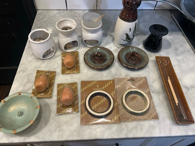 #ad #ad Sonec Oil Burners Diffusers amp; Incense Holders Ceramic Aromatherapy NEW $49.99