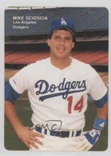 1989 Mother's Cookies Los Angeles Dodgers Stadium Giveaway Mike Scioscia #3 1i8