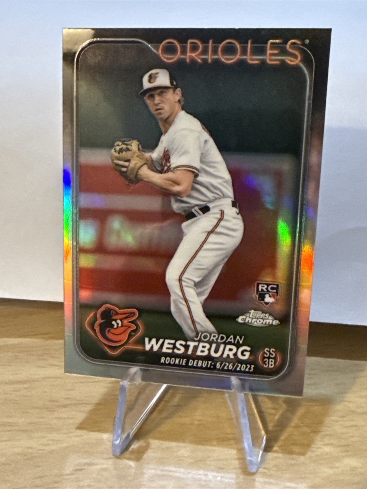 2024 Topps Chrome Update Series - Rookie Debut Jordan Westburg #USC117 Refractor