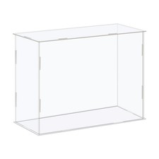 Display Case Box Acrylic Box Transparent Showcase 26x11x21cm for Collectibles