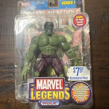 Marvel Legends The Incredible Hulk 2002 Series 1 Toy Biz NEW Bonus Comic Book