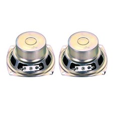 2 Pcs 10W 8 Ohm Small Speakers Metal Shell Square Internal Anti-Magnet Speaker