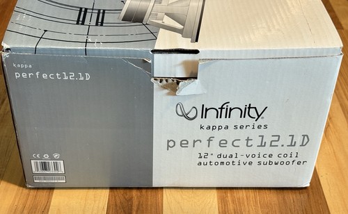 Infinity Kappa Perfect 12.1D 12” Dual-Voice Coil Automotive Subwoofer 4 OHM NEW - Picture 2 of 15
