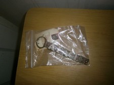 Mid 2000's AmericanEagle O. brown leather keyring  .12cm(E20b3