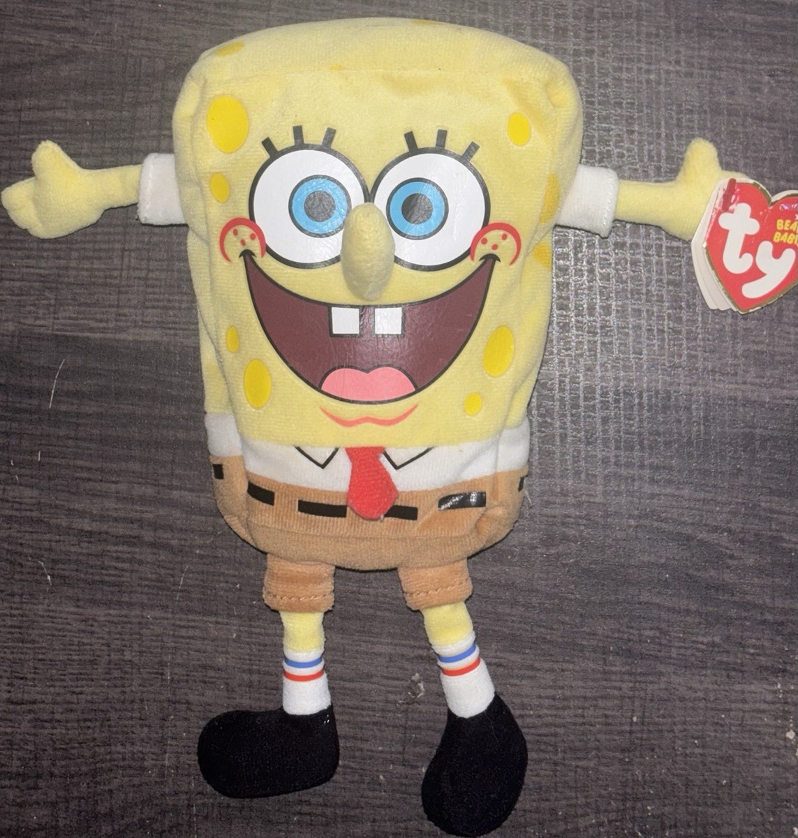 スポンジボブ　Ty ぬいぐるみ　ty SpongeBob Squarepants Mustache Patrick TY Nickelodeon 7