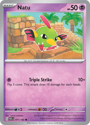 Natu (071/182) [Scarlet & Violet: Paradox Rift] Near Mint Reverse Holofoil
