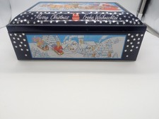 Schmidt Lebkuchendose Weihnachtsdose Blechdose vintage Frohe Weihnachten Santa