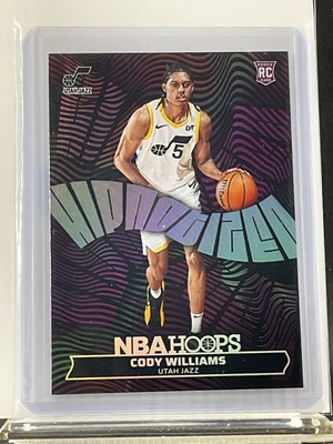 2024-25 Hoops #18 Cody Williams - Hypnotized Holo - RC - 19000