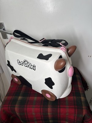 TRUNKI Frieda Cow Ride On Pull Along Kinder Reisekoffer - komplett