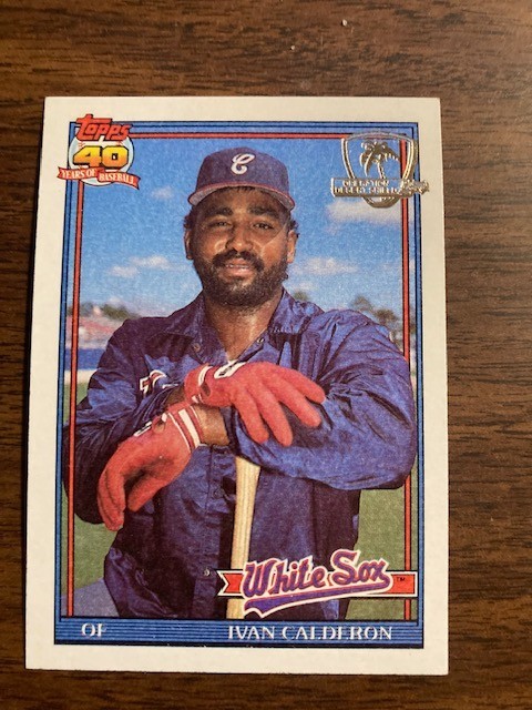 1991 TOPPS DESERT SHIELD #93 IVAN CALDERON