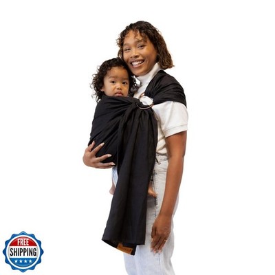 WildBird Ring Sling Baby Carrier Newborn to Up to 35 lbs for Moms,  Dads