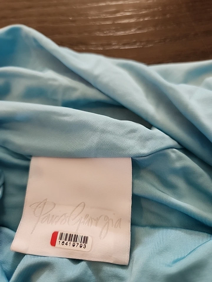 Paris Georgia Kayla Blue Gown Dress M - Image 3 of 4