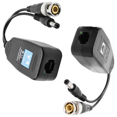 Flexible CCTV Video Balun Transmitters Converts Coaxials to Twisted Pair Signal