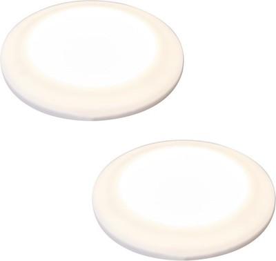 Facon 3.5'' LED RV Puck Light Dia: 3.5in, with Switch, 4000K Cool White 