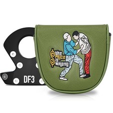 Lab DF3 Golf Putter Cover Green Magnetic Closure Mallet