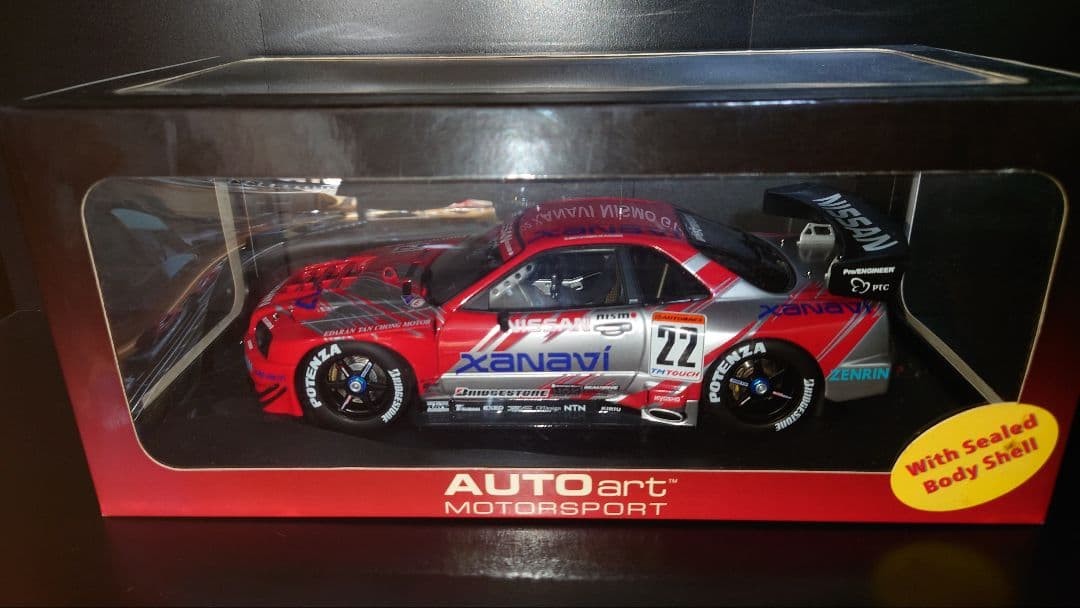 Autoart 1/18 Nissan GT-R R34 Xanavi #22 Diecast Model Car 2002