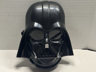 Youth Star Wars Darth Vader Halloween Mask W/Adjustable Elastic Strap Pre-Owned